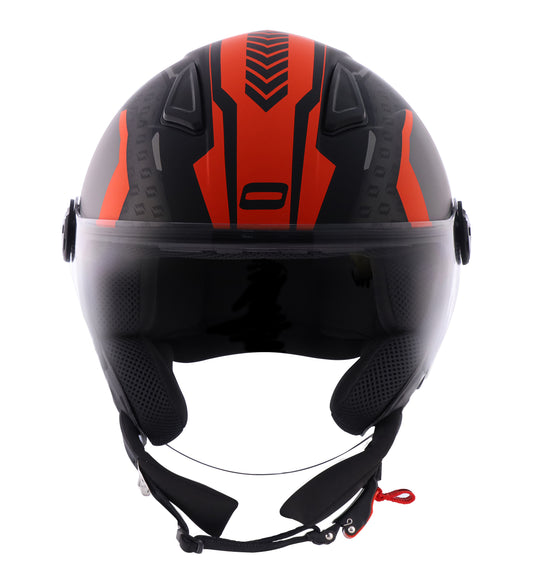 Capacete Norisk Orion Start Preto Laranja