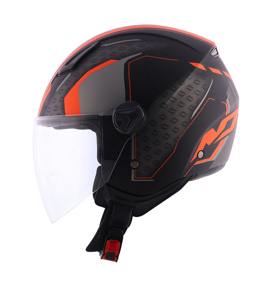 Capacete Norisk Orion Start Preto Laranja