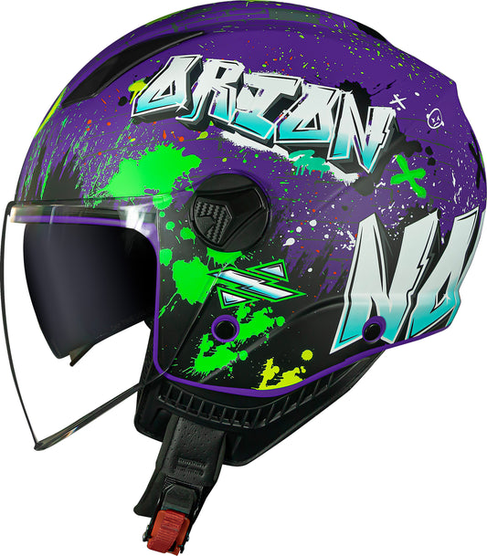 Capacete Norisk Orion Sv Shine Roxo Azul