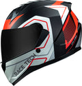 Capacete Race Tech Sector Exilio Preto Laranja