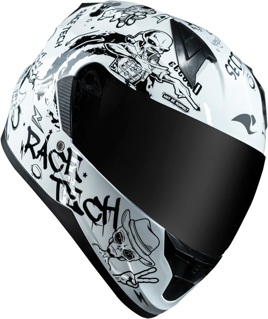 Capacete Race Tech Sector Sky Music Branco