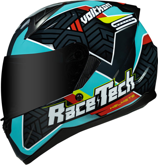 Capacete Race Tech Sector Voltkon Preto Verde