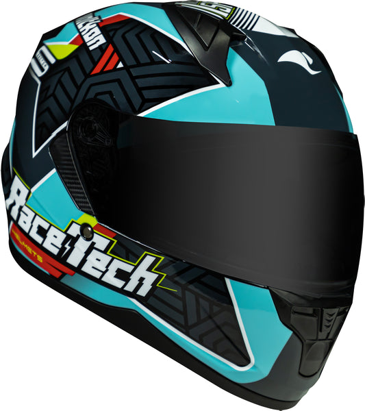 Capacete Race Tech Sector Voltkon Preto Verde