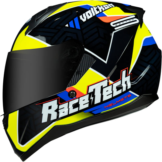 Capacete Race Tech Sector Voltkon  Preto Amarelo