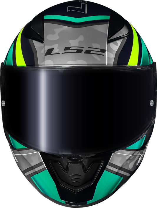 Capacete Ls2 Rapid ff353 Ufo Verde Amarelo
