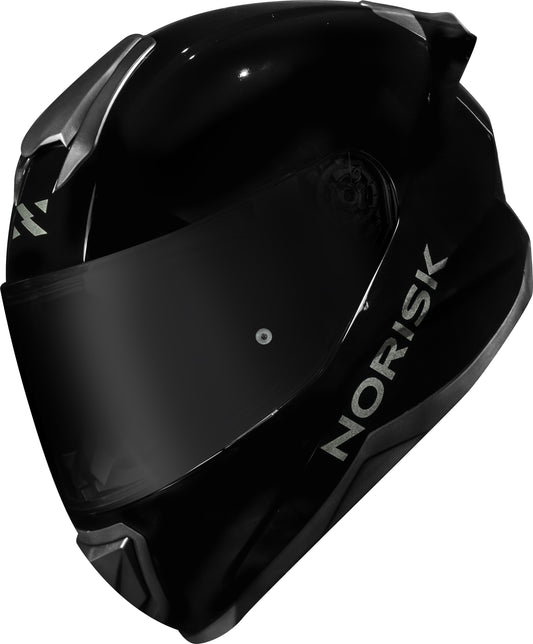 Capacete Norisk Razor Solid Edition Preto Brilho