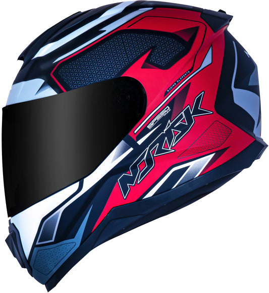 Capacete Norisk Razor Speed Max Preto Vermelho