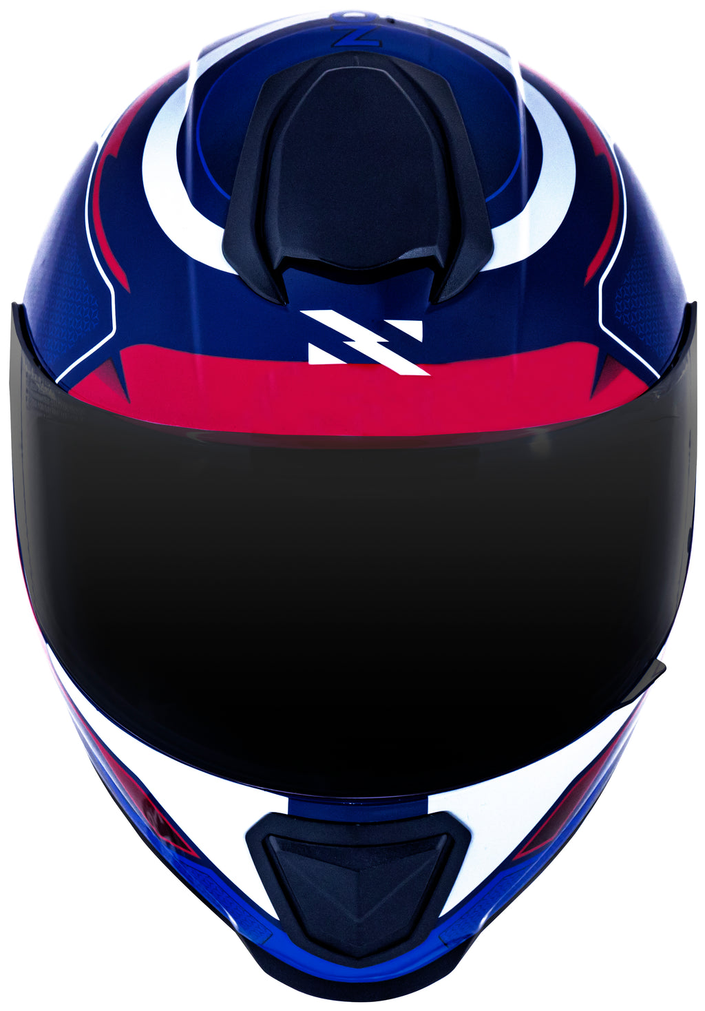 Capacete Norisk Razor Speed Max Azul Branco Vermelho