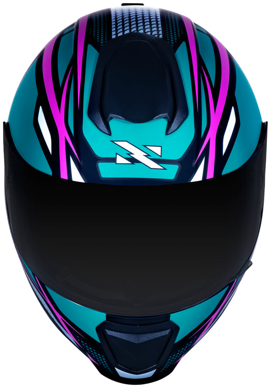 Capacete Norisk Razor Ninja Rosa Azul
