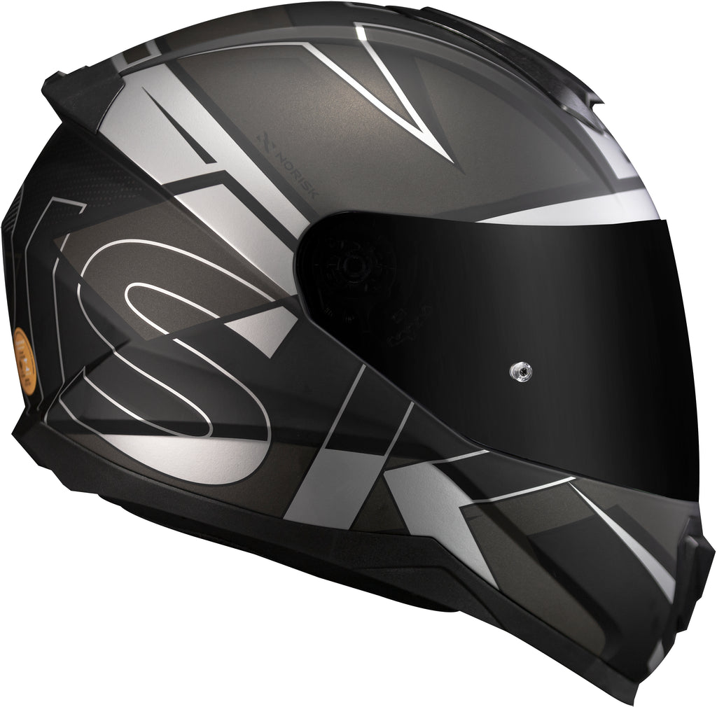 Capacete Norisk Razor Axial Prata