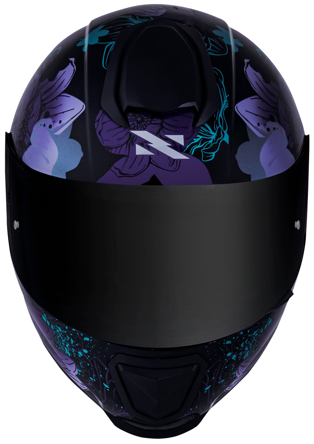 Capacete Norisk Razor Bloom Preto Roxo