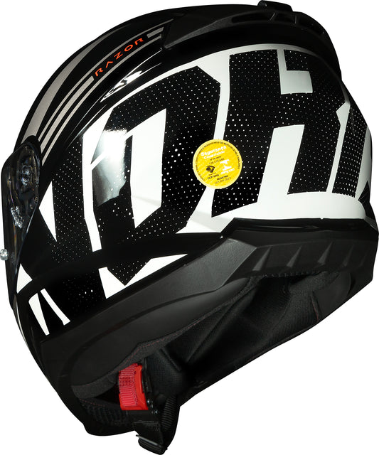 Capacete Norisk Razor Full Preto Amarelo