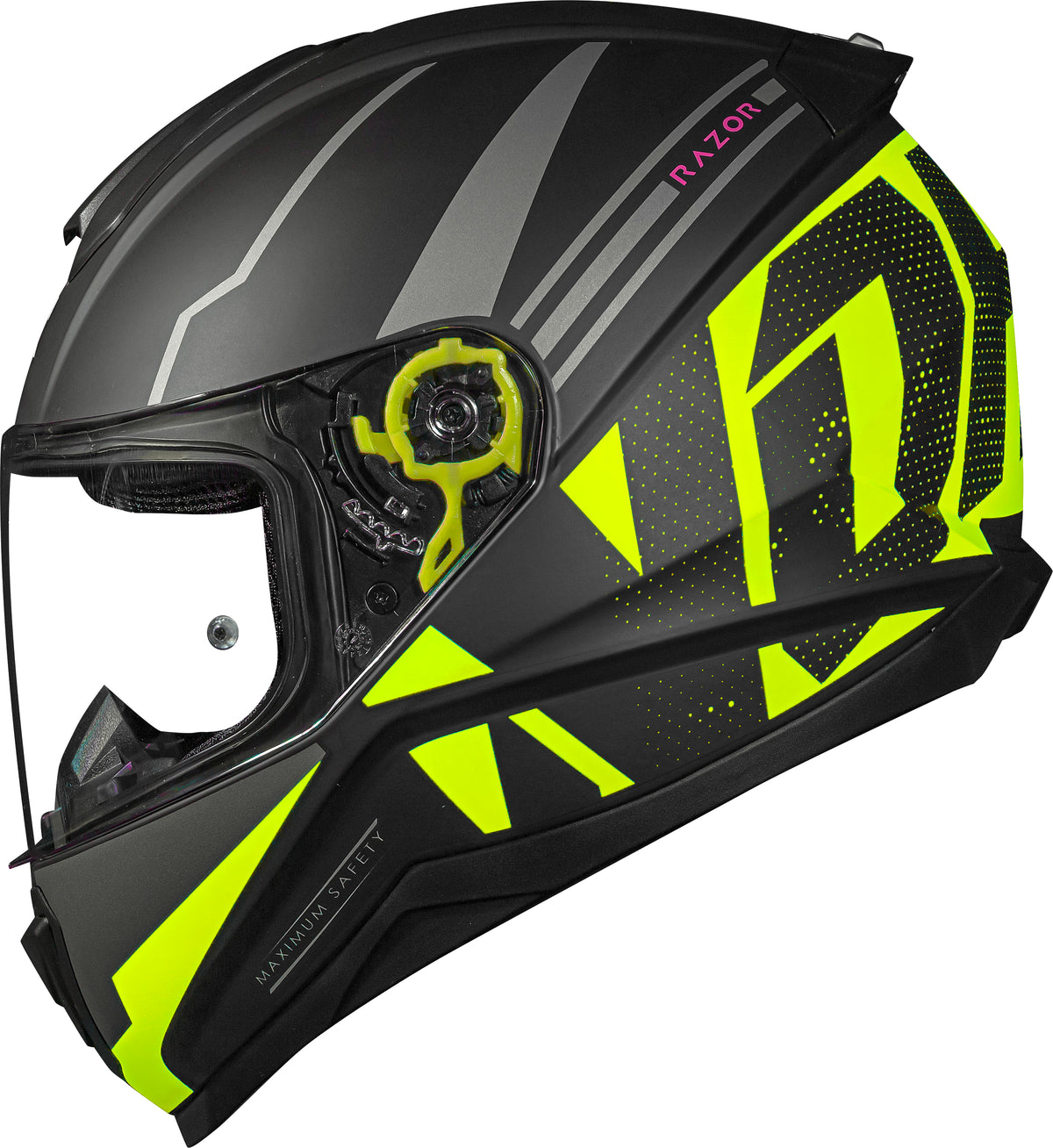 Capacete Norisk Razor Full Preto Amarelo Matte Preto Amarelo