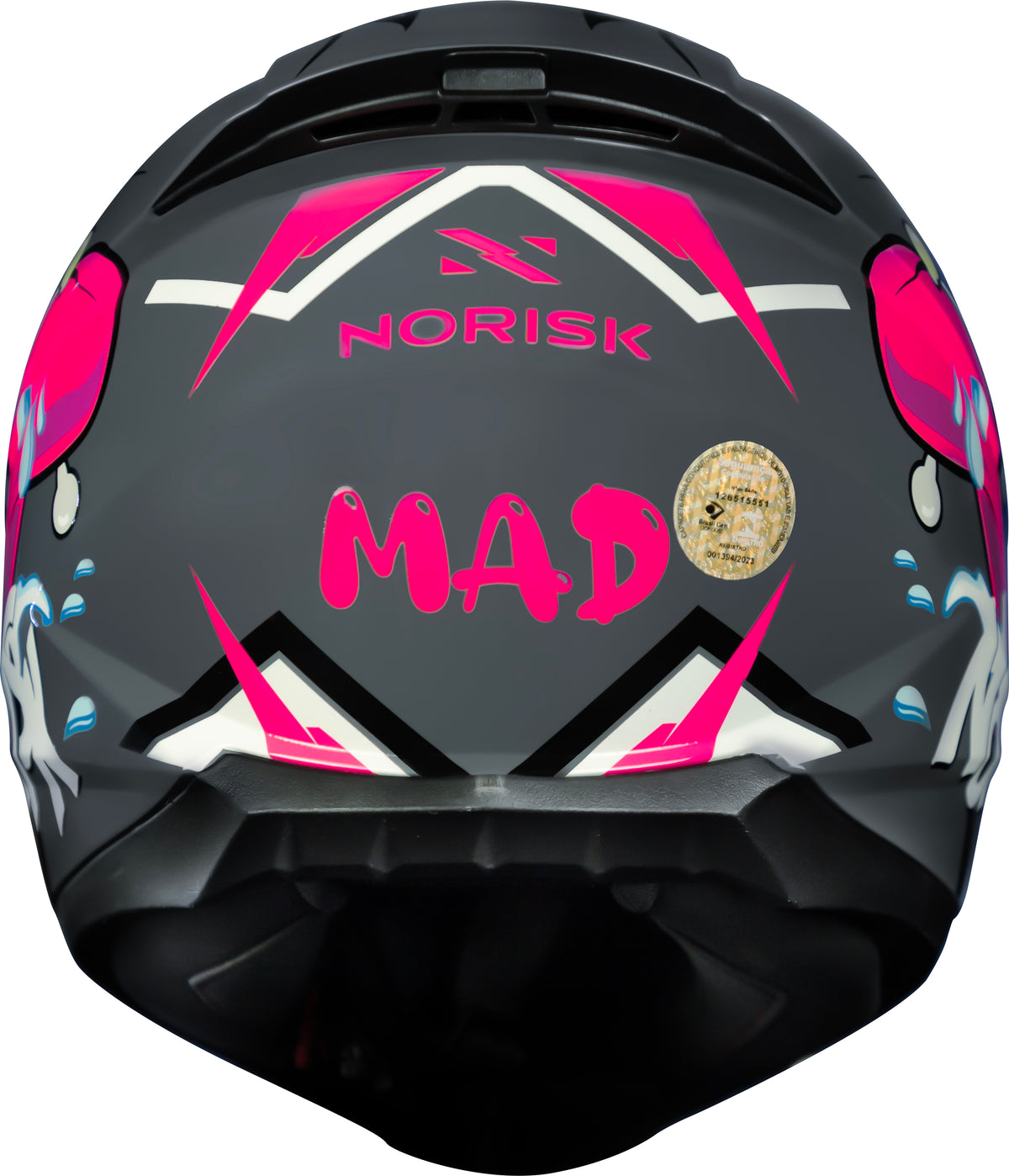 Capacete Norisk Razor Mad Cinza
