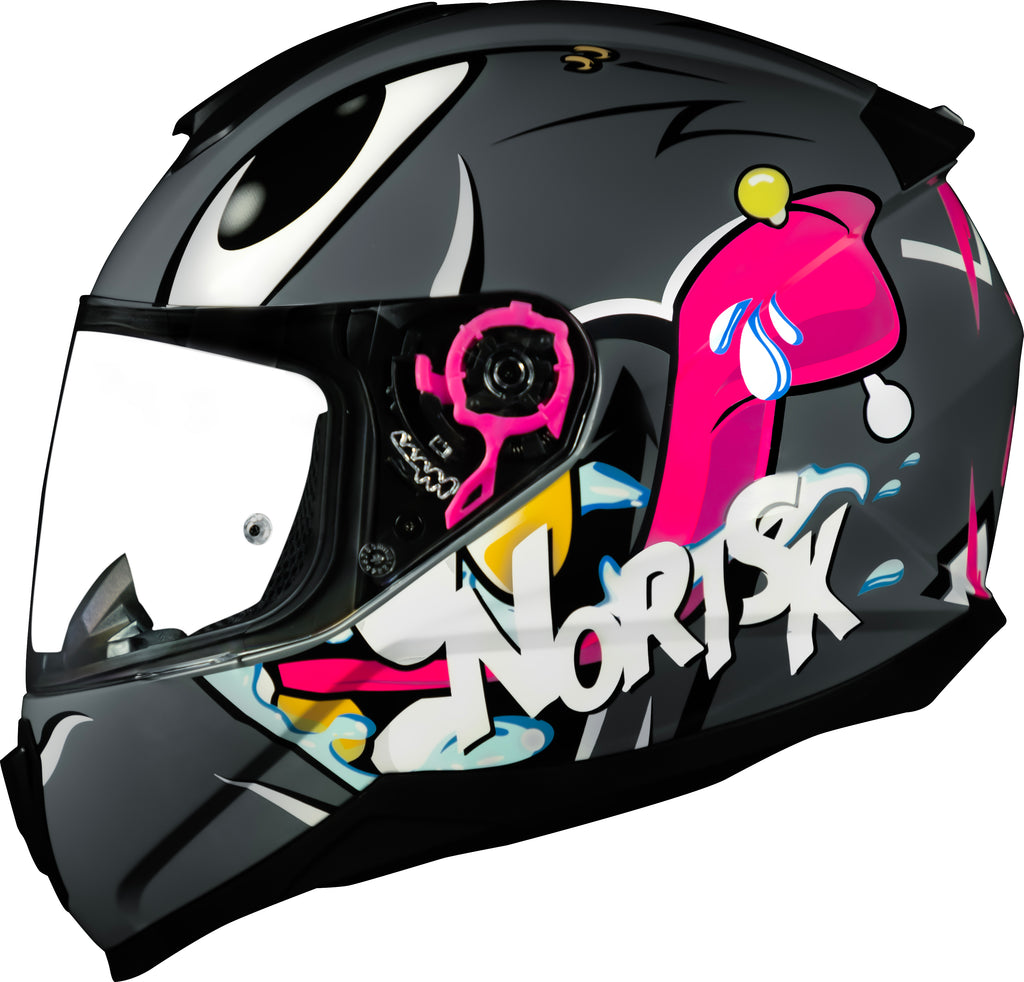 Capacete Norisk Razor Mad Cinza