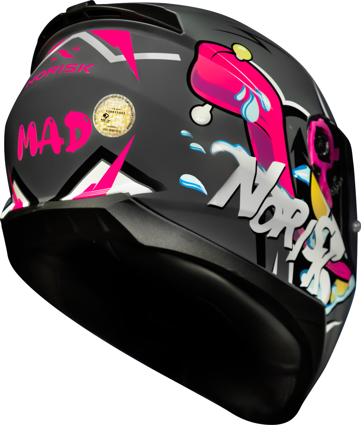 Capacete Norisk Razor Mad Cinza