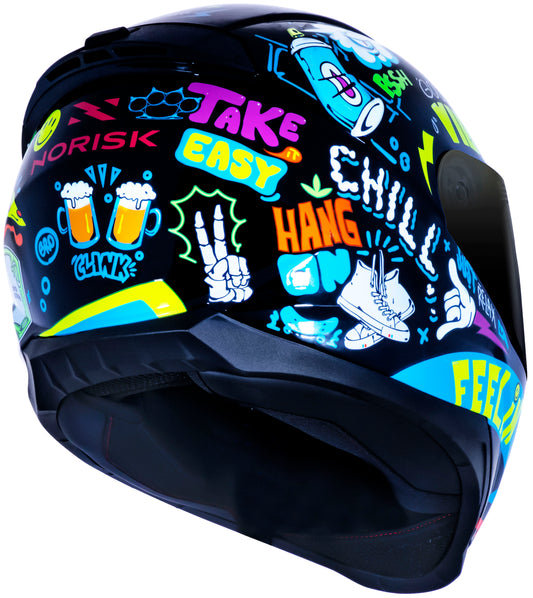 Capacete Norisk Razor Vibes Preto