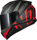Capacete Norisk Razor Full Preto Vermelho