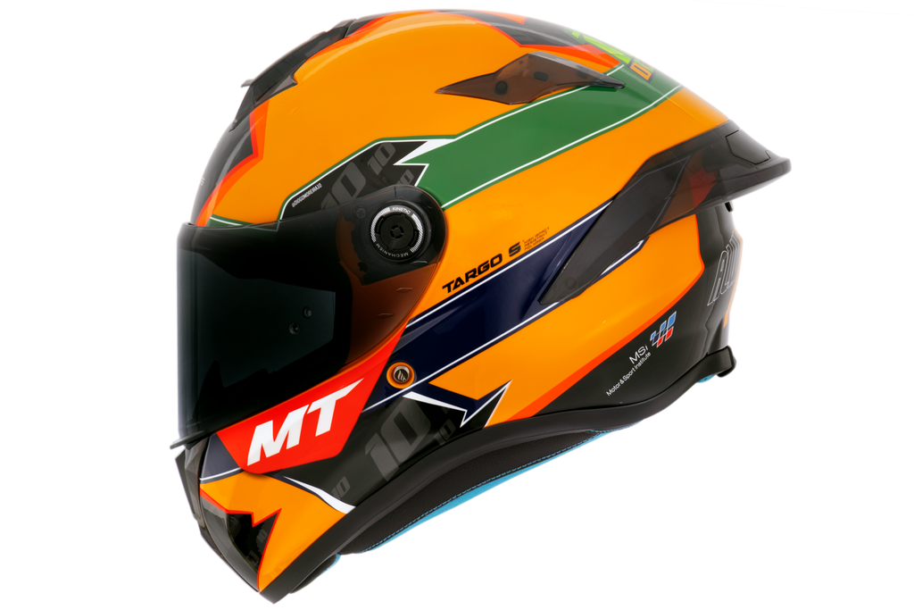 Capacete Mt Helmets Targo S Replica 2023 Tribute A3 Brilho