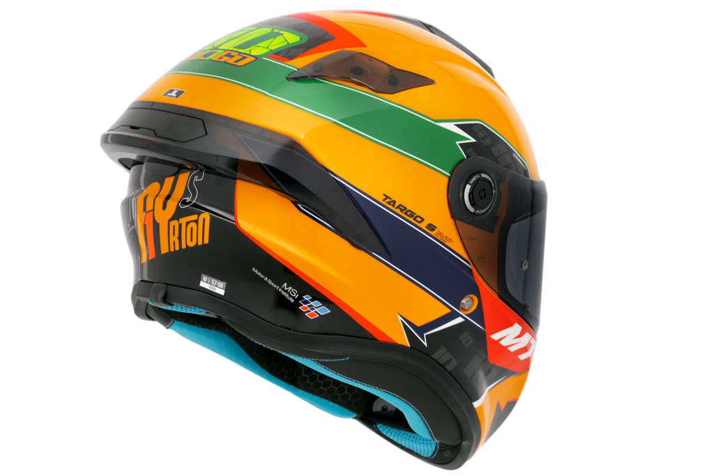 Capacete Mt Helmets Targo S Replica 2023 Tribute A3 Brilho