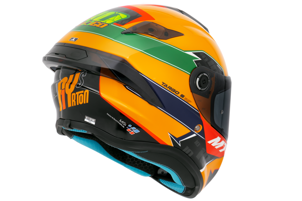 Capacete Mt Helmets Targo S Replica 2023 Tribute A3 Brilho