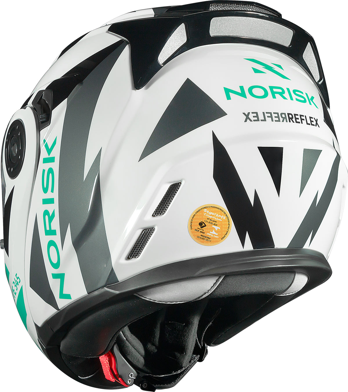 Capacete Norisk Route Reflex Branco Verde