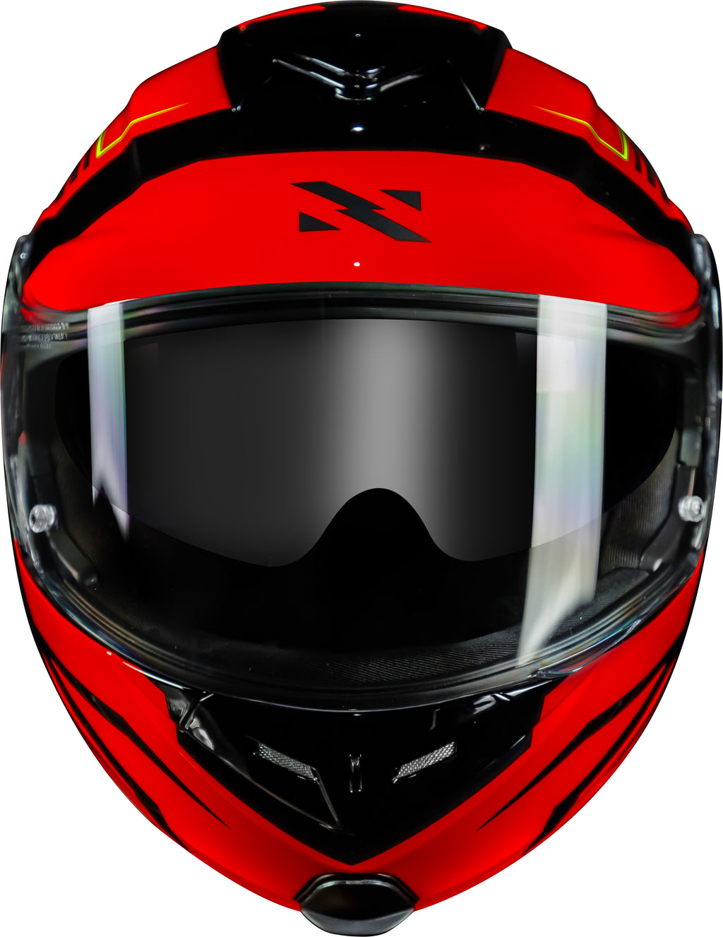 Capacete Norisk Route Charge Preto Vermelho Amarelo
