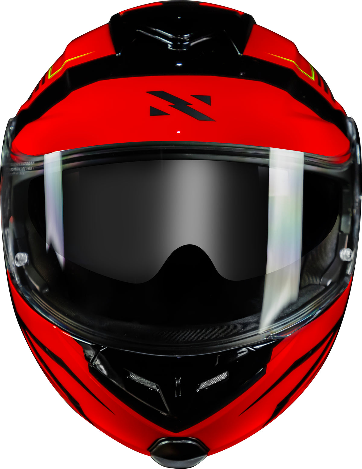 Capacete Norisk Route Charge Preto Vermelho Amarelo