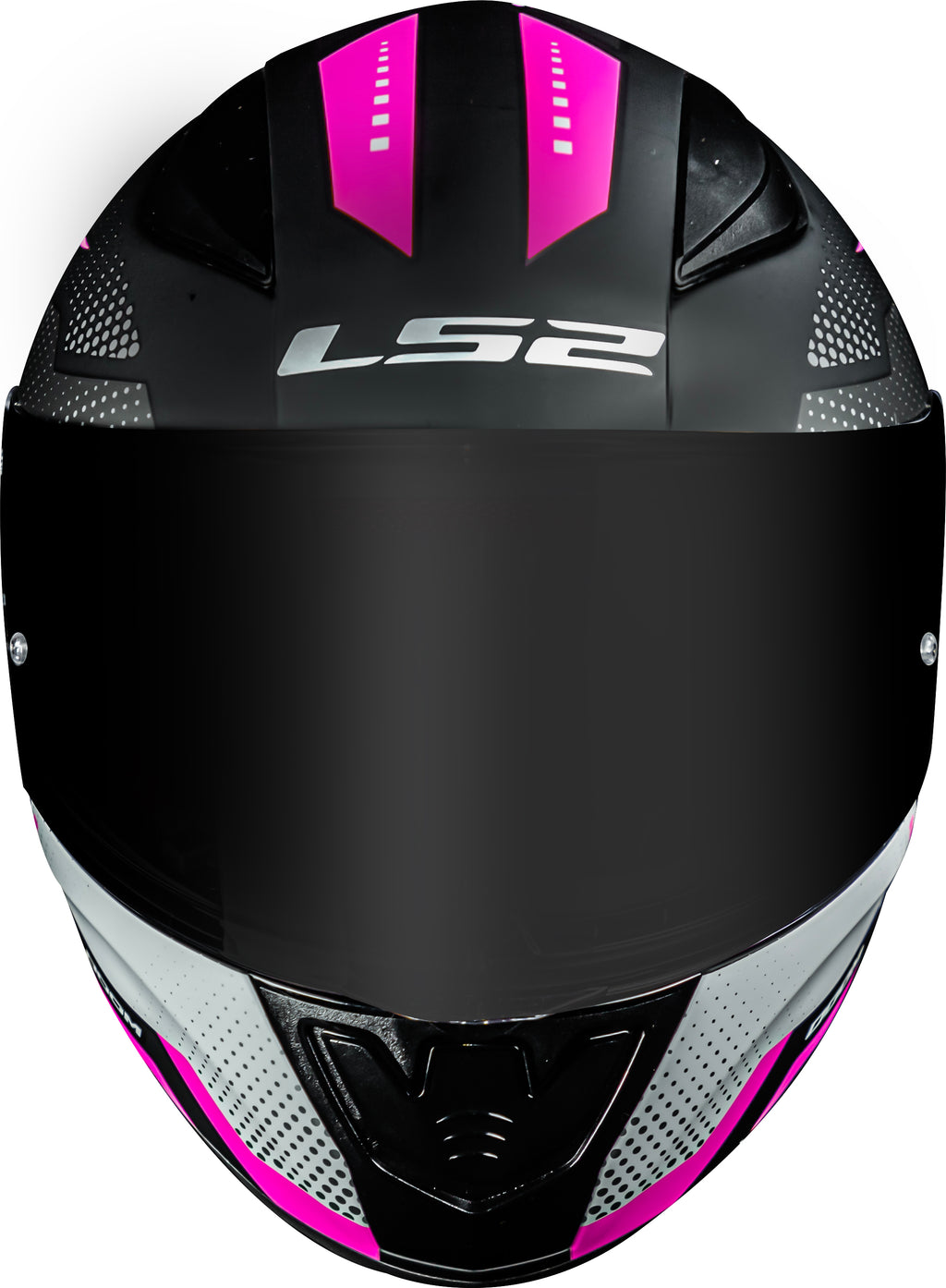 Capacete Ls2 Rapid ff353 Doom Preto Rosa