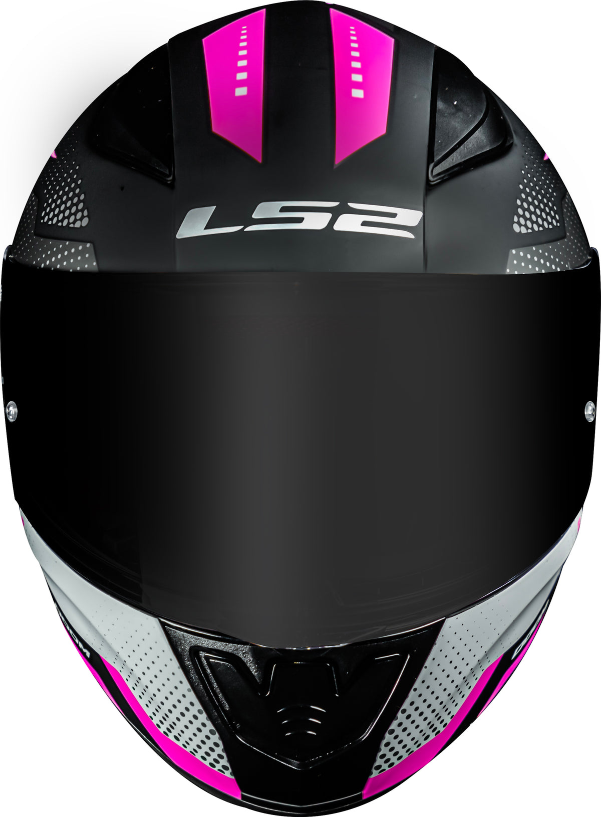 Capacete Ls2 Rapid ff353 Doom Preto Rosa