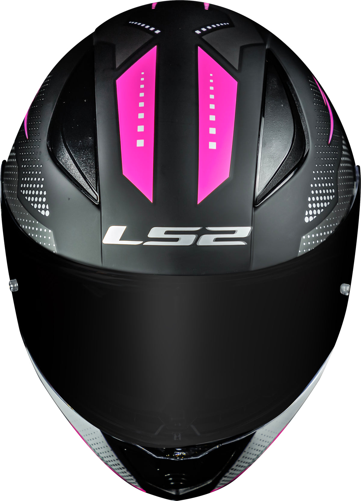 Capacete Ls2 Rapid ff353 Doom Preto Rosa