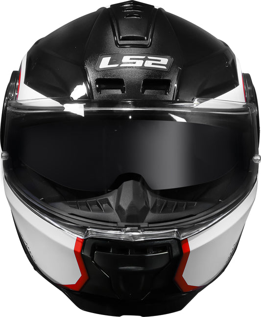 Capacete Ls2 Scope ff902 Arch Branco Vermelho