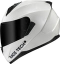 Capacete Race Tech Sector Monocolor Branco
