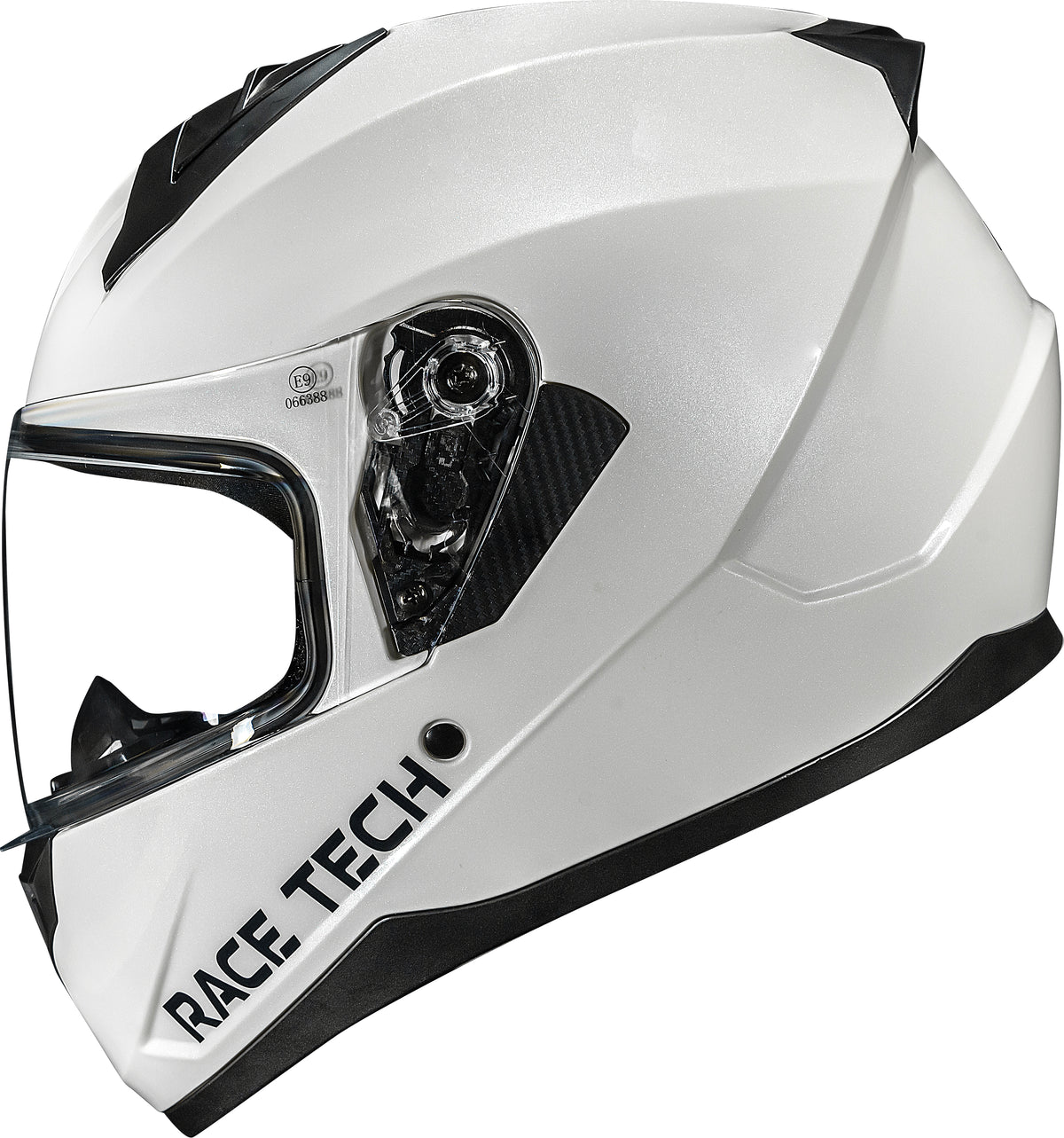 Capacete Race Tech Sector Monocolor Branco