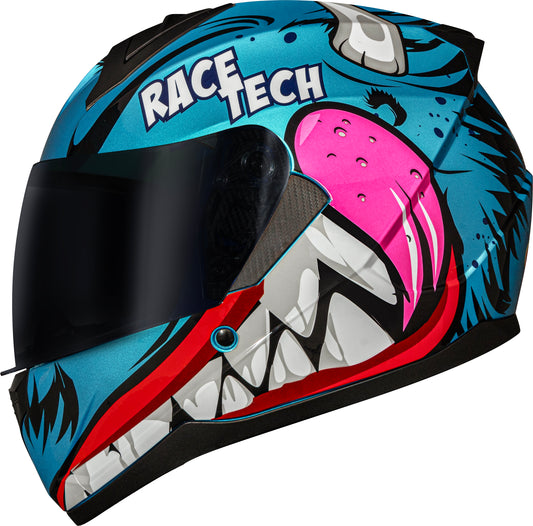 Capacete Race Tech Sector Nhac Azul Rosa