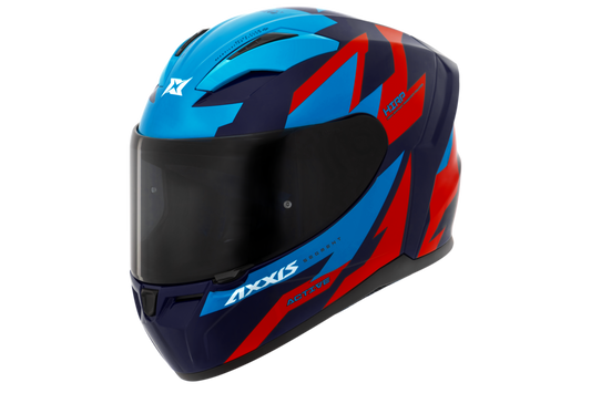 Capacete Axxis Segment Active C17 Azul Brilho