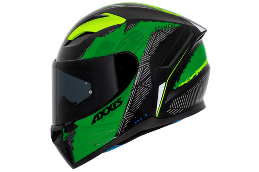 Capacete Axxis Segment Now C6 Verde Brilho
