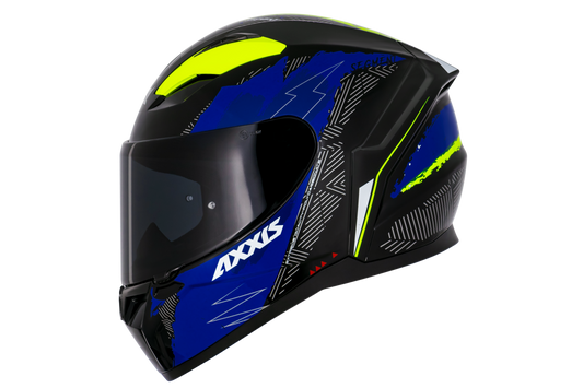 Capacete Axxis Segment Now C7 Azul Brilho