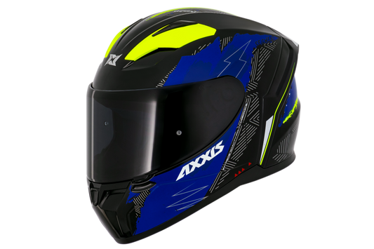 Capacete Axxis Segment Now C7 Azul Brilho