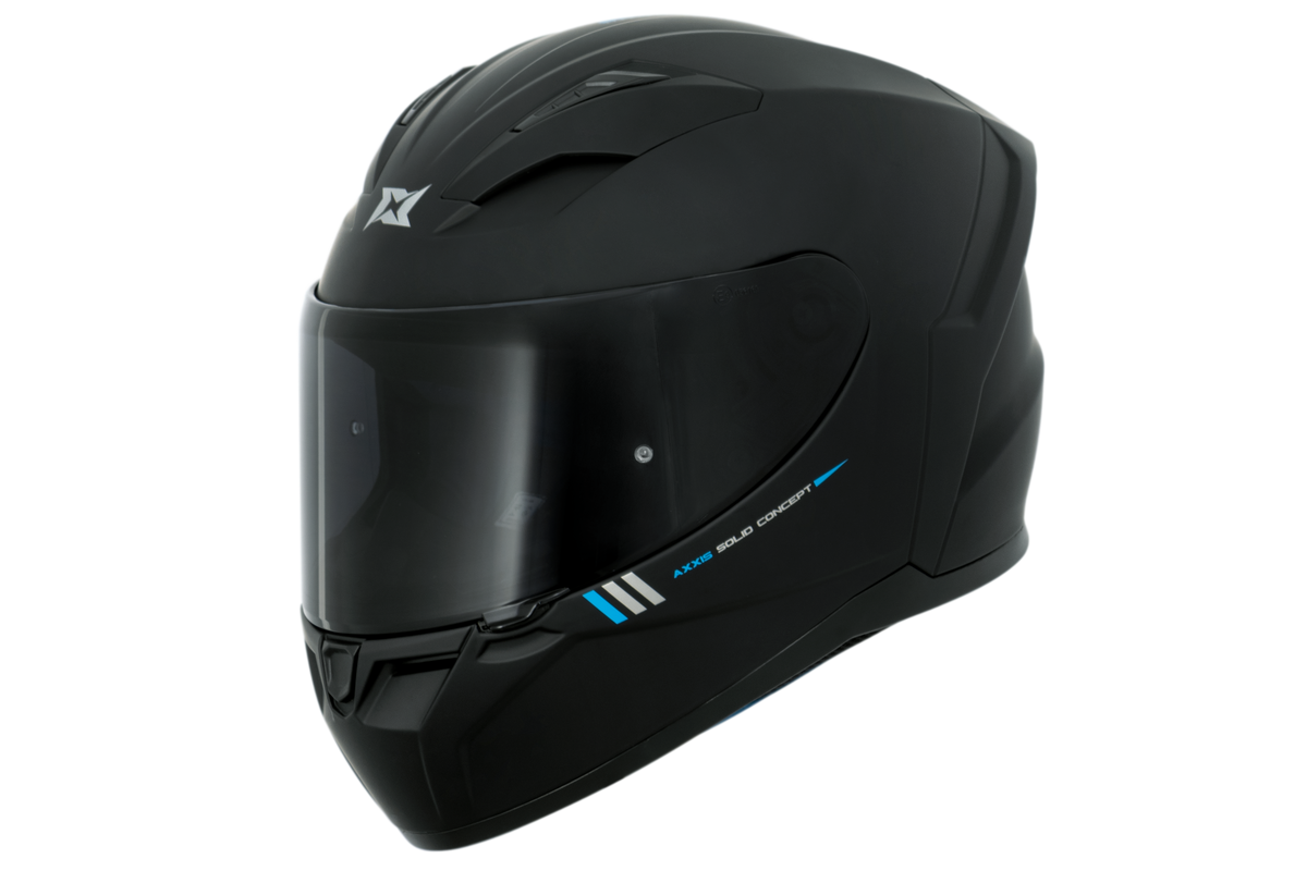 Capacete Axxis Segment Solid A1 Preto Matte