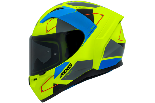 Capacete Axxis Segment Switch E13 Amarelo Flourescente Brilho