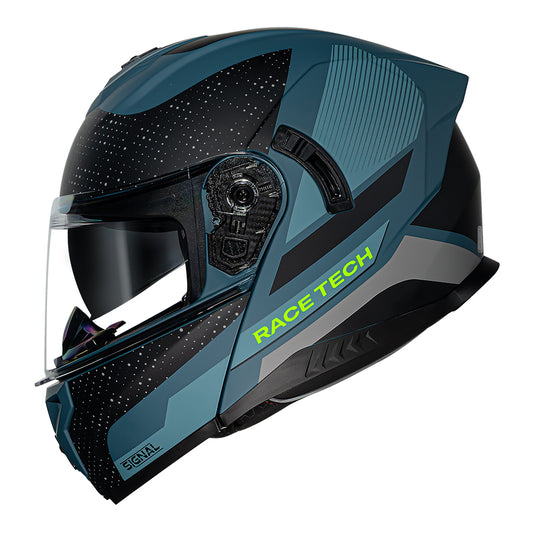 Capacete Race Tech Sector Signal Gear Matt Azul Preto