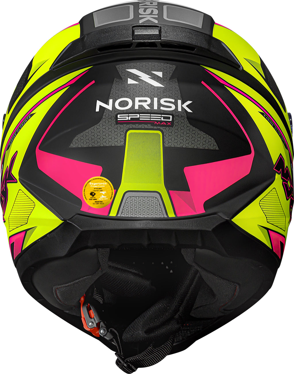 Capacete Norisk Razor Speed Max Amarelo Rosa