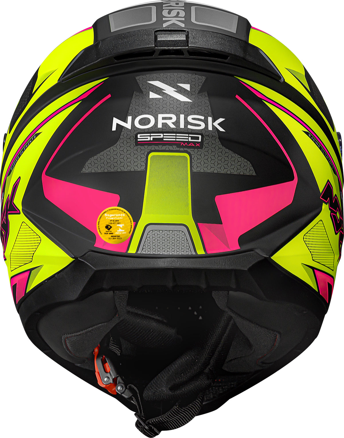 Capacete Norisk Razor Speed Max Amarelo Rosa