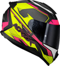 Capacete Norisk Razor Speed Max Amarelo Rosa