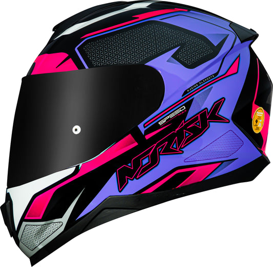 Capacete Norisk Razor Speed Max Preto Rosa