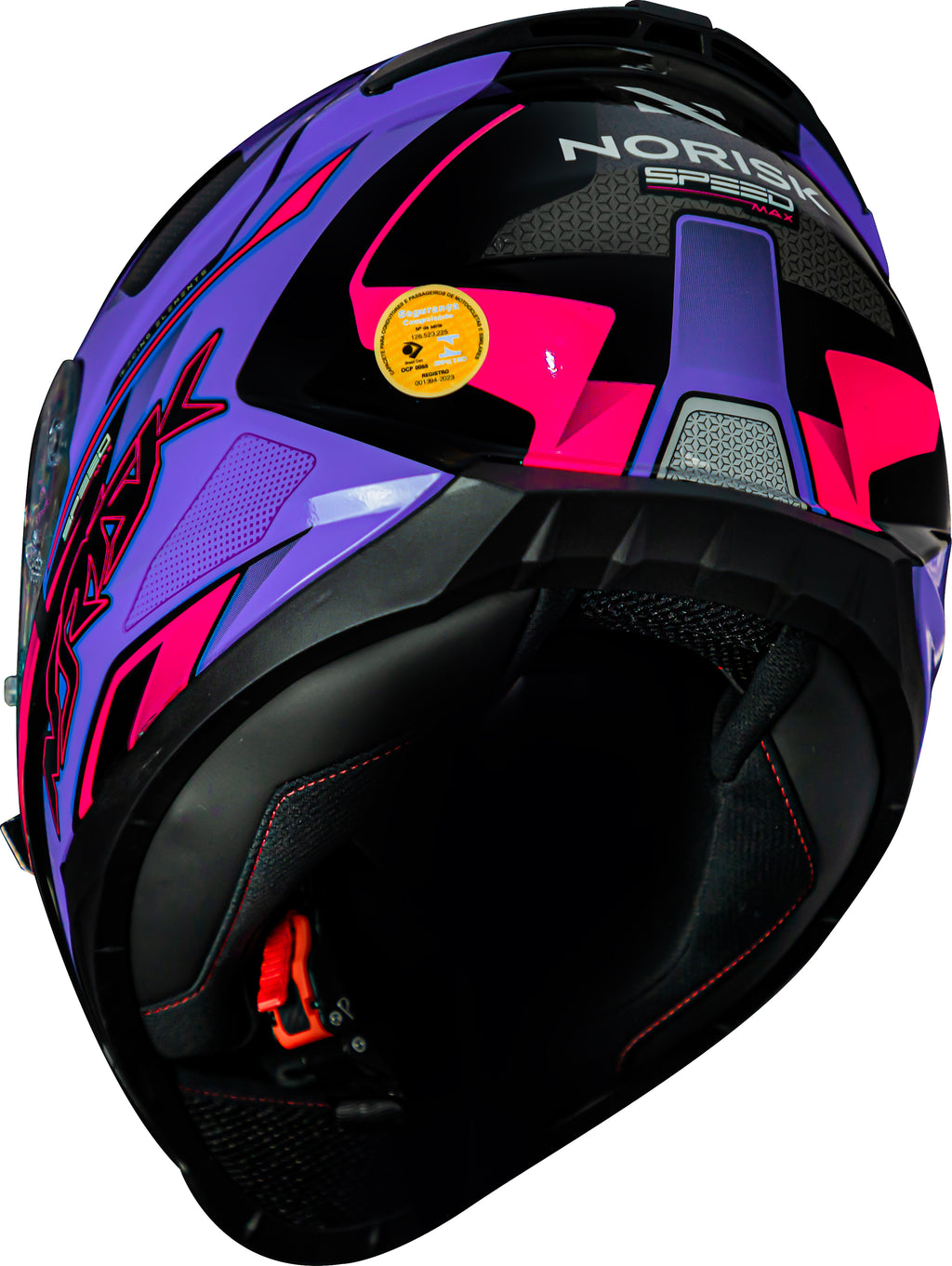 Capacete Norisk Razor Speed Max Preto Rosa