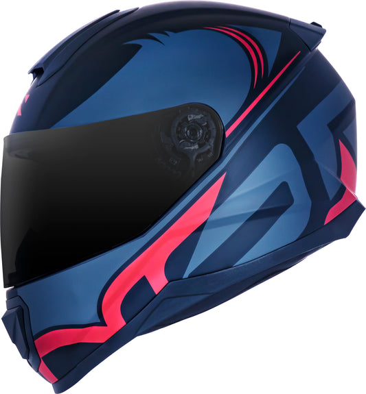 Capacete Norisk Razor Squalo Matte Preto Vermelho