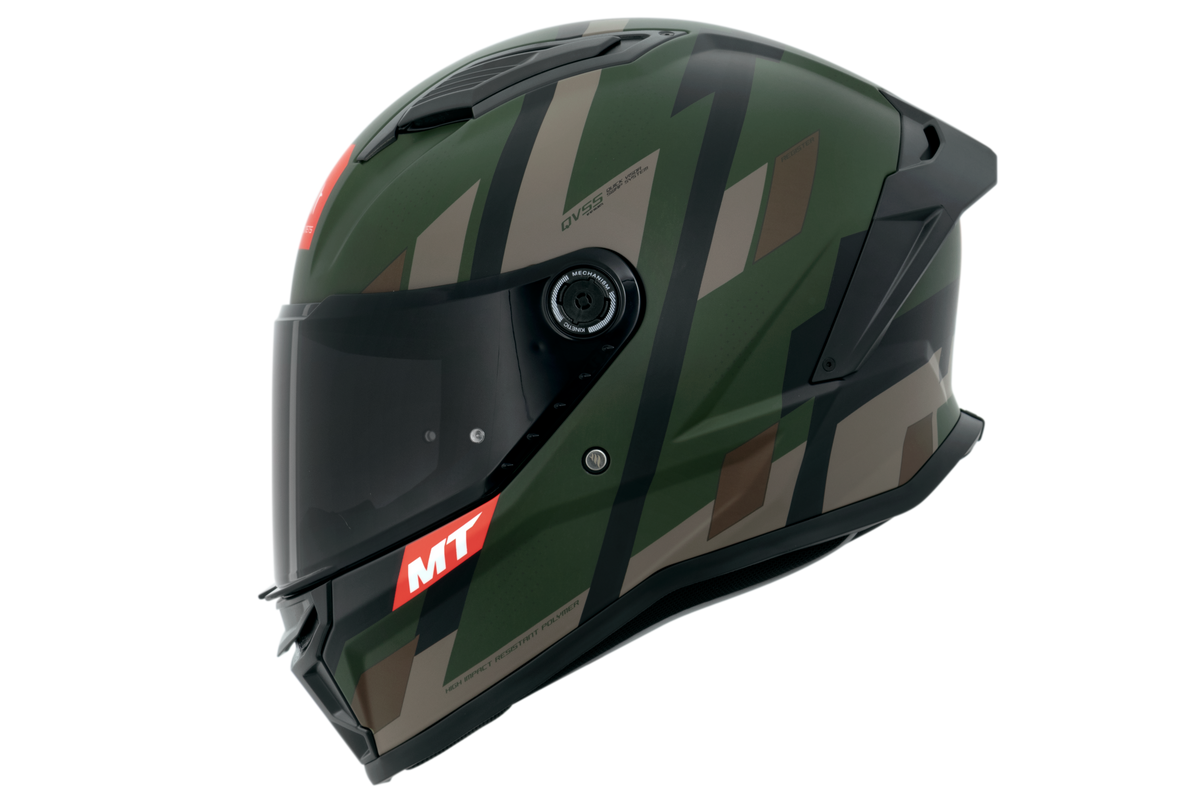 Capacete Mt Helmets Stinger 2 Register D16 Verde Matte