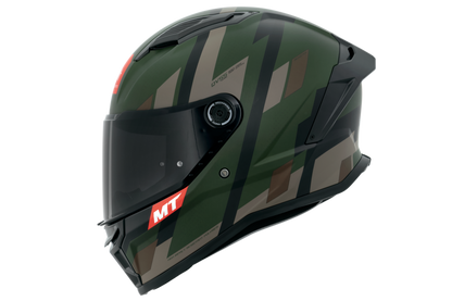 Capacete Mt Helmets Stinger 2 Register D16 Verde Matte